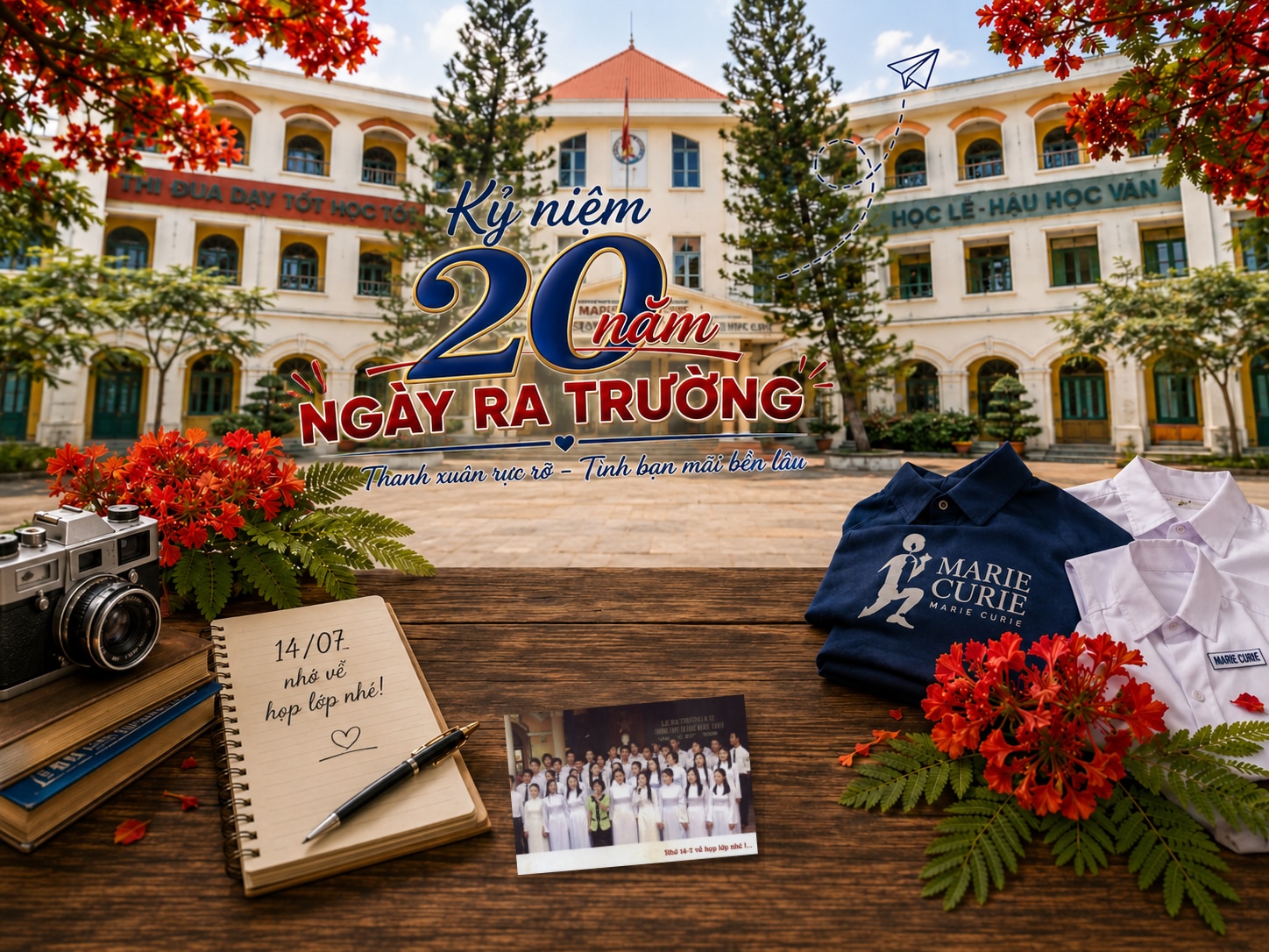 Kỷ niệm 20 năm ngày ra trường — Marie Curie Hải Phòng